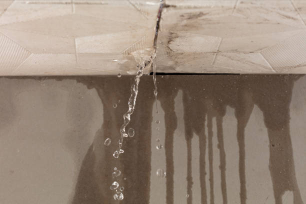 Professional Water Damage Restoration technician working in Contoocook, NH